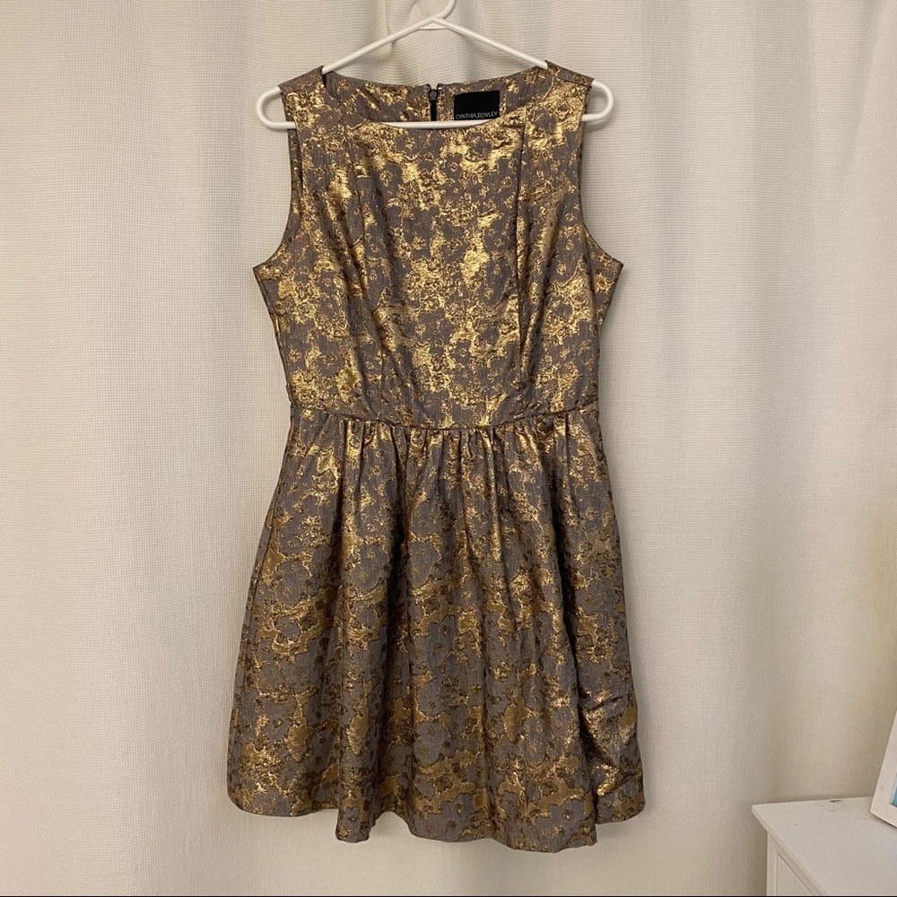 Cynthia Rowley Gold Dress